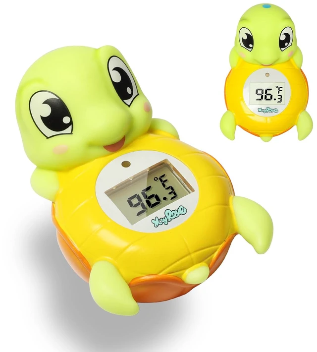 Main image of Backstroke Sea Turtle Baby Bath Thermometer,The Infant Baby Bath Floating Toy Safety Temperature Water Thermometer, BPA Free, New Baby Essentials