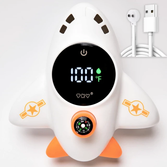 Main image of Baby Bath Thermometer Water Temp Safety Essential,Rechargeable Bathtub Toy | Tub Temperature LED Display,Color Warn Safe for Newborn&Infants 2-in1 Bath Floating spurt water Toy for Kids