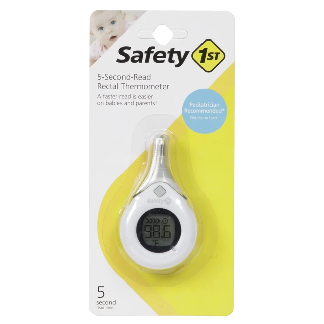 Alt view image 5 of 5 - 5 Second Read Rectal Thermometer, Quick, Accurate Reading in just 5 Seconds, Grey