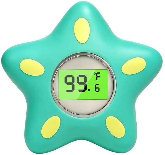 Main image of Digital Baby Bath Thermometer for Infants Newborn Toddler, Digital Floating Water Temperature Monitor Baby Safety with Instant Accurate Reading for Bathtub, °F/°C, Auto On/Off, Battery Included