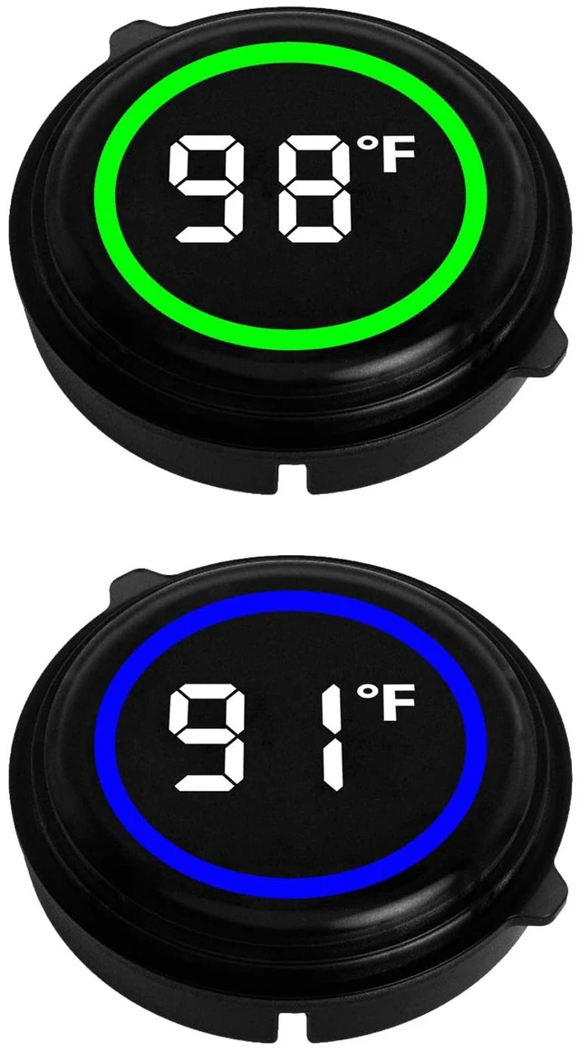 Main image of 2 Pack Waterproof Floating Water Thermometer for Ice Bath, Swimming Pool, Bathtub (Non-Rechargeable)