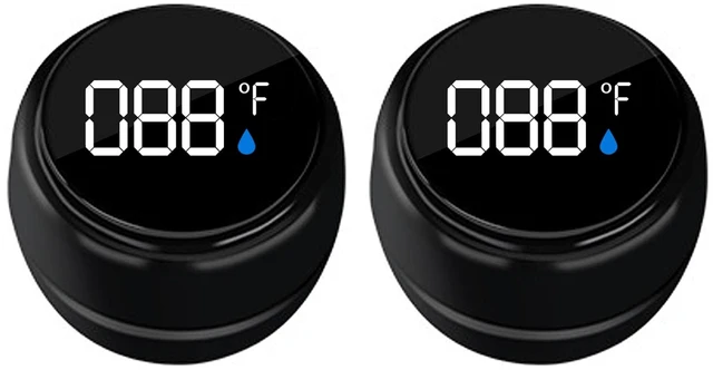 Main image of 2 Pack Digital Bath Thermometer for Bathtub, Rechargeable Waterproof Floating Water Thermometer for Ice Bath, Pool