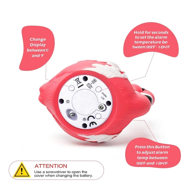 Alt view image 6 of 6 - Baby Bath Thermometer Baby Safety Water Thermometer for Kids | ±1 Accuracy; Long Battery Life; BPA-Free; Rapid Response