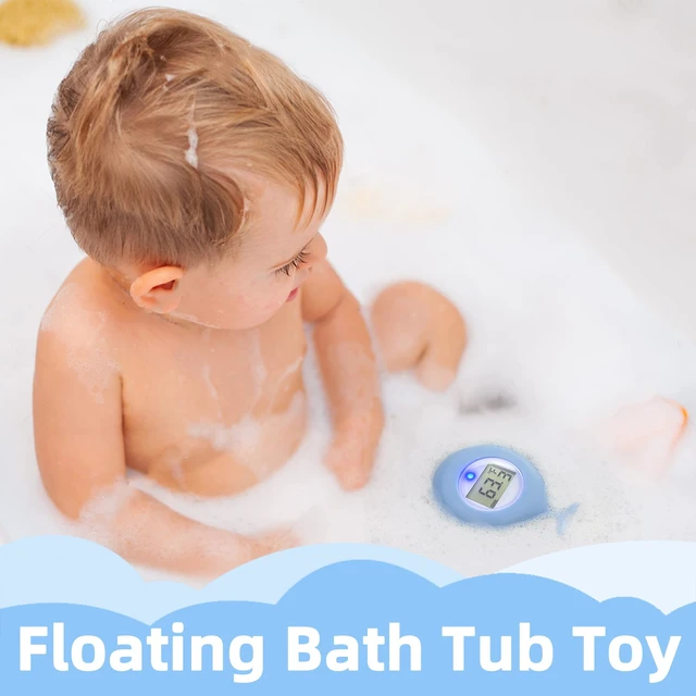 Alt view image 5 of 6 - Baby Bath Tub Thermometer for Infant, Bathtub Water Temperature Room Thermometer, Safety Floating Bathing Toy, Newborn Essentials, Gifts for Moms Infant - New Upgraded Waterproof