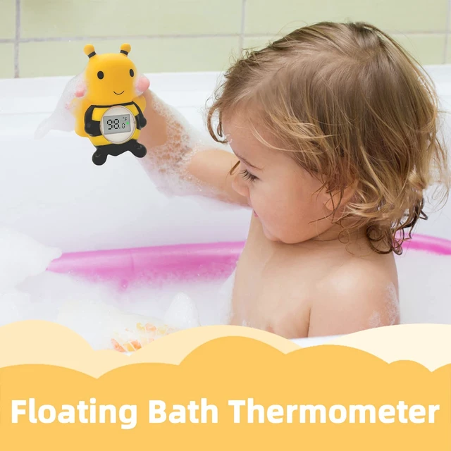 Alt view image 5 of 6 - Baby Bath Thermometer Floating Toy - CPC Certified | IP68 Waterproof Water Temperature Thermometer for Bathtub, Tub Toy Gift for Newborn Baby Shower, Infants, Toddlers, Kids (Bee)