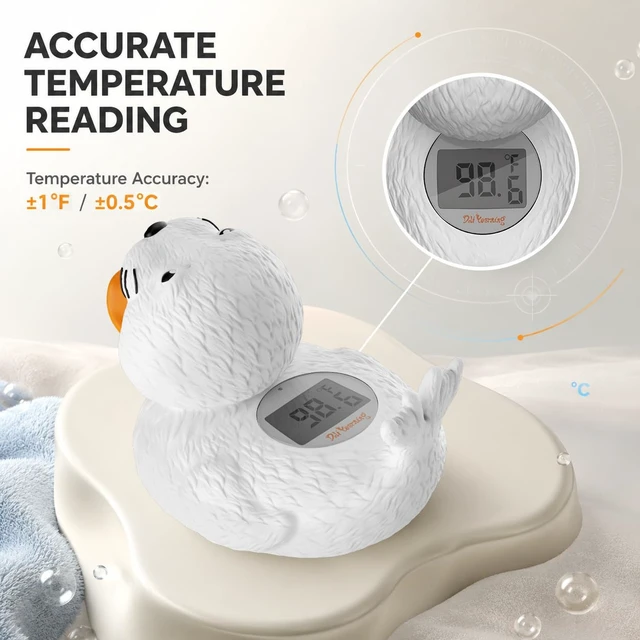 Alt view image 3 of 7 - Baby Bath Thermometer Baby Safety for Temperature Measure High Accuracy | High Precision, Long Battery Life, Highly Waterproof