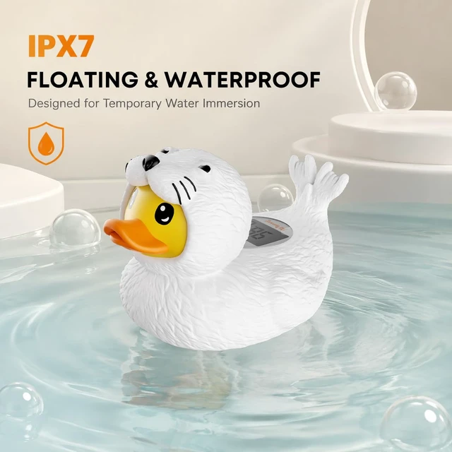Alt view image 5 of 7 - Baby Bath Thermometer Baby Safety for Temperature Measure High Accuracy | High Precision, Long Battery Life, Highly Waterproof