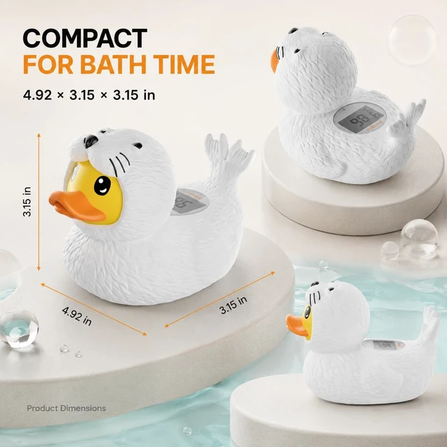 Alt view image 6 of 7 - Baby Bath Thermometer Baby Safety for Temperature Measure High Accuracy | High Precision, Long Battery Life, Highly Waterproof