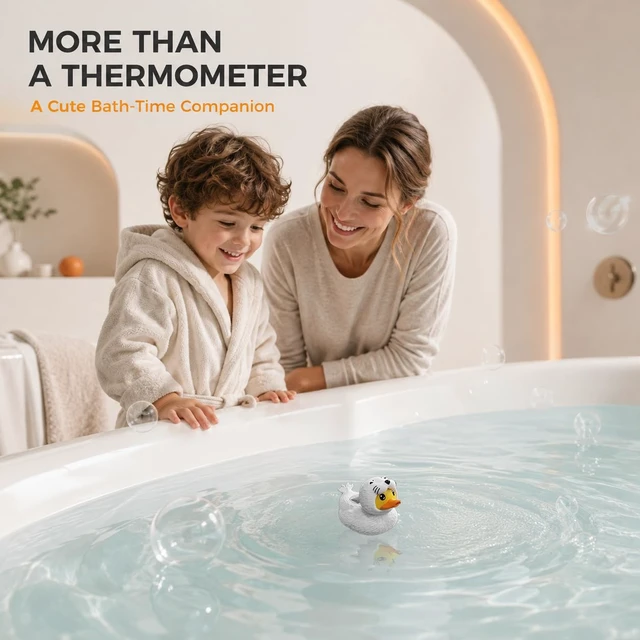 Alt view image 7 of 7 - Baby Bath Thermometer Baby Safety for Temperature Measure High Accuracy | High Precision, Long Battery Life, Highly Waterproof
