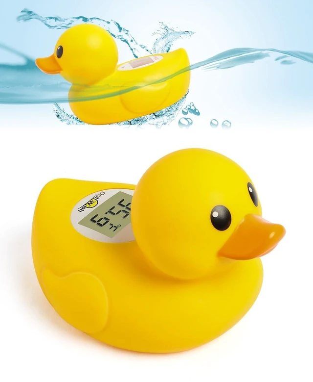 Main image of Baby Bath Thermometer Pregnancy and Newborn Classical Duck Baby Water Thermometer for Bathtub,Temp Alert Bath Temperature Toy