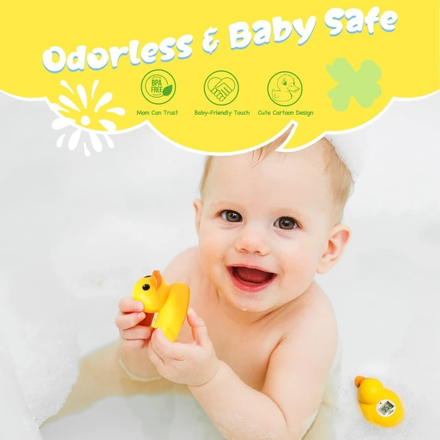 Alt view image 2 of 7 - Baby Bath Thermometer Pregnancy and Newborn Classical Duck Baby Water Thermometer for Bathtub,Temp Alert Bath Temperature Toy