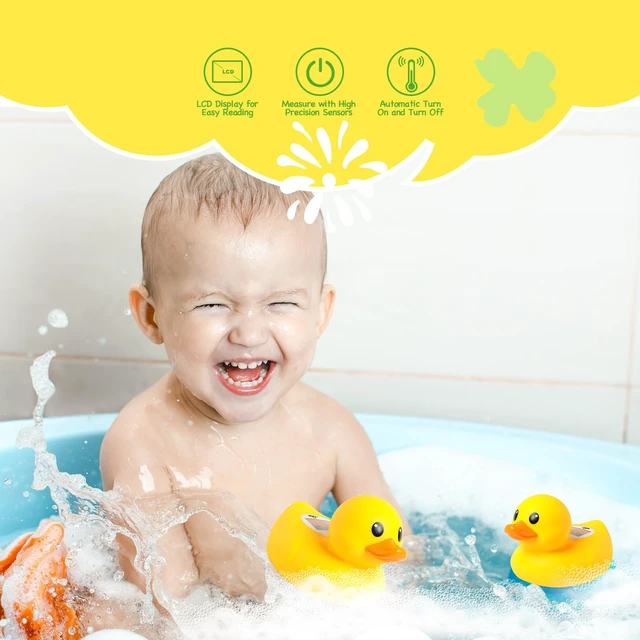 Alt view image 3 of 7 - Baby Bath Thermometer Pregnancy and Newborn Classical Duck Baby Water Thermometer for Bathtub,Temp Alert Bath Temperature Toy