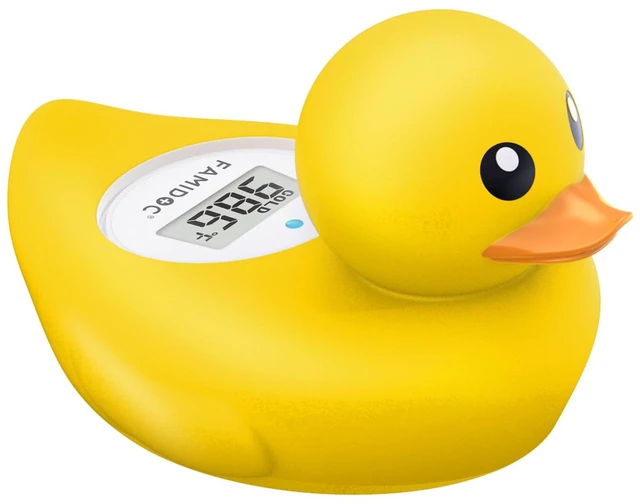 Main image of Baby Bath Thermometer FDTH-V0-22 Water Temperature Test Floating on Water and Room Digital Bath tub Thermometers Duck Bath Thermometer Baby Safety New Upgraded