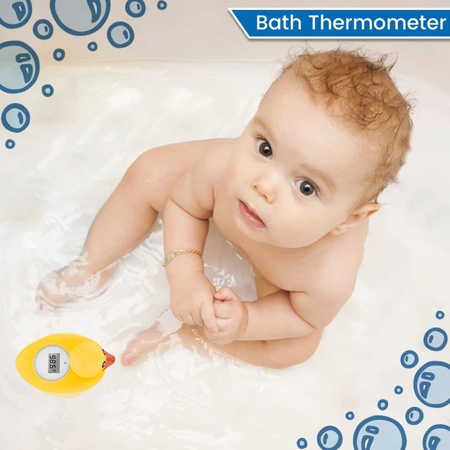 Alt view image 3 of 7 - Baby Bath Thermometer FDTH-V0-22 Water Temperature Test Floating on Water and Room Digital Bath tub Thermometers Duck Bath Thermometer Baby Safety New Upgraded