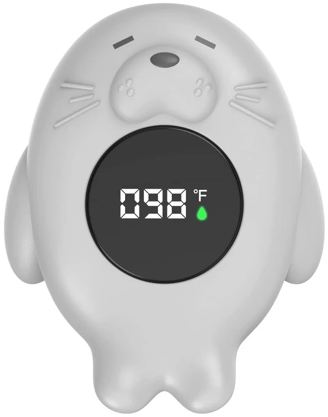 Main image of Baby Bath Thermometer Safety, Waterproof Bath Thermometer with Temperature Warning and Auto ON/Off