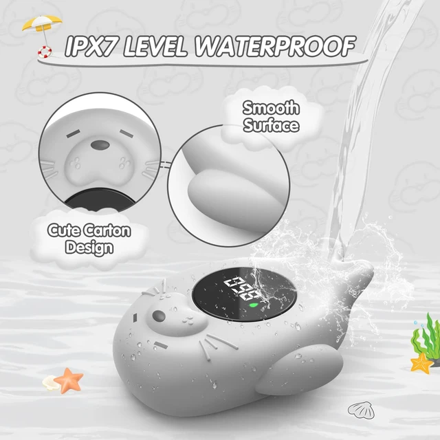 Alt view image 5 of 6 - Baby Bath Thermometer Safety, Waterproof Bath Thermometer with Temperature Warning and Auto ON/Off