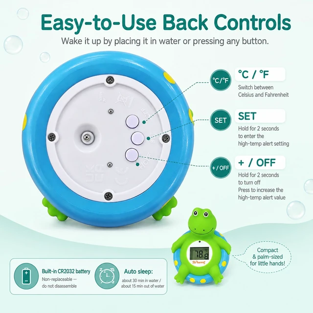 Alt view image 4 of 7 - Baby Bath Thermometer Baby Safety Water Thermometer for Kids | ±1 Accuracy; Long Battery Life; BPA-Free; Rapid Response