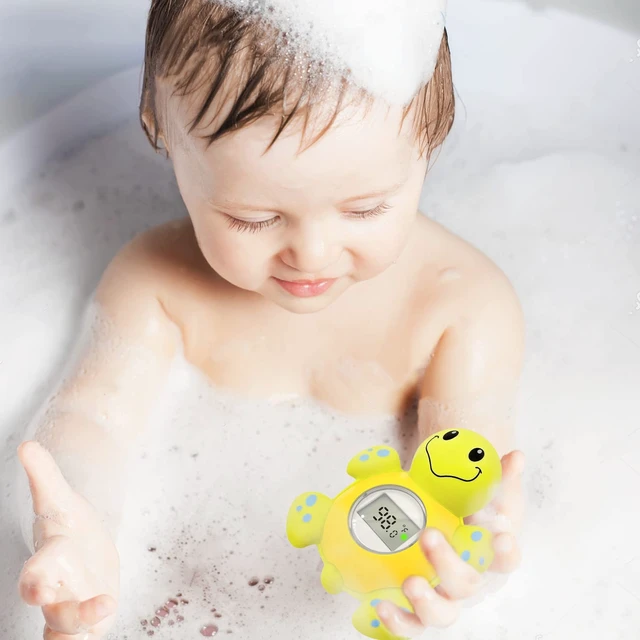 Alt view image 5 of 6 - Baby Bath Thermometer Floating Toy, Baby Safety Tub Temperature Water Thermometer, Bathing Toy for Swimming Pool - Kid Toddler Baby Essentials for Newborn, Baby Shower Gifts for Mom (Turtle)
