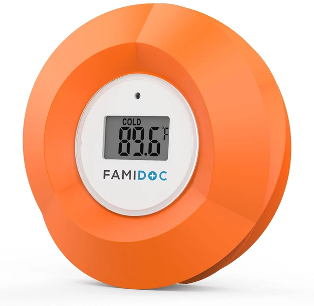 Main image of Baby Bath Thermometer Floating Toy Bath Tub Thermometers, Flower
