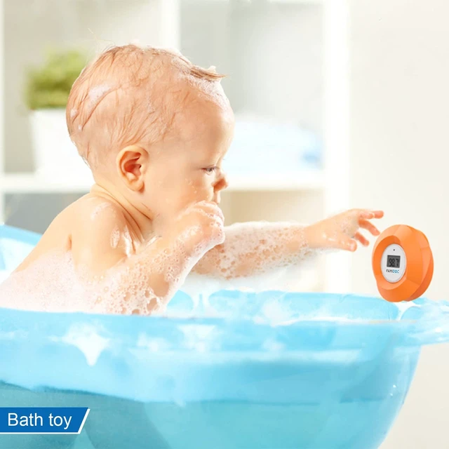 Alt view image 3 of 7 - Baby Bath Thermometer Floating Toy Bath Tub Thermometers, Flower