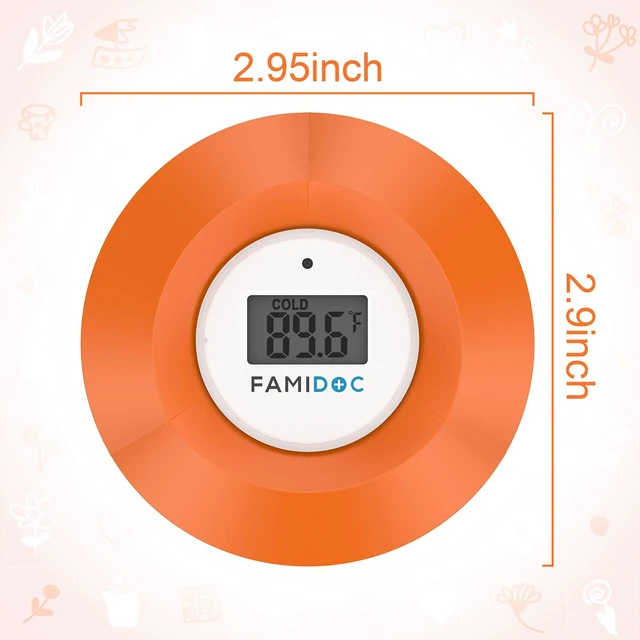 Alt view image 7 of 7 - Baby Bath Thermometer Floating Toy Bath Tub Thermometers, Flower