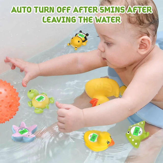 Alt view image 5 of 7 - Baby Bath Thermometer for Tub,Floating Digital Water Temperature Thermometer with Instant Accurate Reading,3-Color Safety Light,Auto On/Off for Newborn,Infant & Toddler