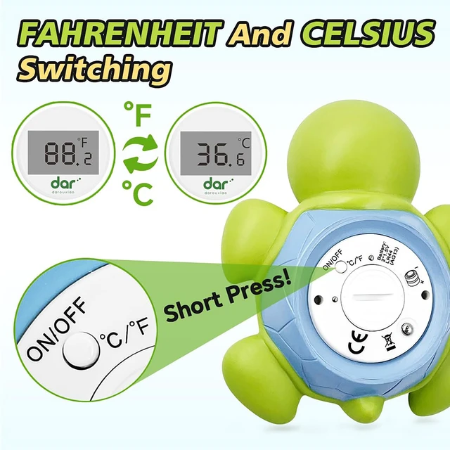 Alt view image 6 of 7 - Baby Bath Thermometer for Tub,Floating Digital Water Temperature Thermometer with Instant Accurate Reading,3-Color Safety Light,Auto On/Off for Newborn,Infant & Toddler