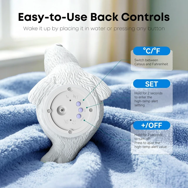 Alt view image 5 of 7 - Baby Bath Thermometer Baby Safety Water Thermometer for Kids | ±1 Accuracy; Long Battery Life; BPA-Free; Rapid Response