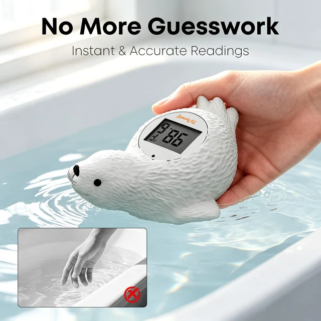 Alt view image 7 of 7 - Baby Bath Thermometer Baby Safety Water Thermometer for Kids | ±1 Accuracy; Long Battery Life; BPA-Free; Rapid Response