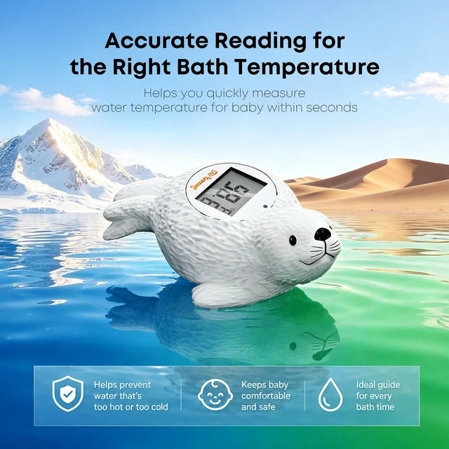 Alt view image 6 of 7 - Baby Bath Thermometer Baby Safety Water Thermometer for Kids | ±1 Accuracy; Long Battery Life; BPA-Free; Rapid Response