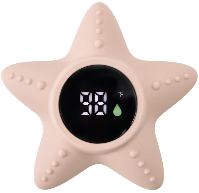 Main image of Silicone Baby Bath Thermometer Water Temperature Thermometer for Baby Safety, Floating Infant Bath tub Temp Thermometer for Newborns & Toddlers - Starfish