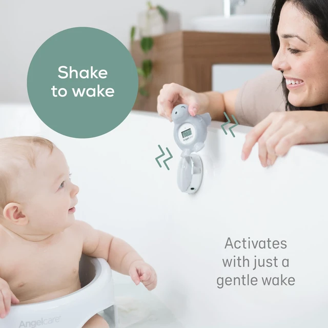Alt view image 5 of 7 - Baby Bath & Room Thermometer - Happy Seal, Grey, BT-01-SEAL-US