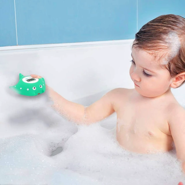 Alt view image 2 of 7 - Baby Bath and Room Thermometer FDTH-V0-22 New Upgraded Sensor Technology for Baby Health Bath Tub Thermometer Floating Toy (Blue)