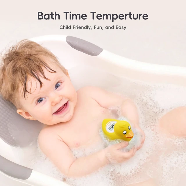 Alt view image 4 of 7 - Digital Duckling Baby Bath Thermometer - Easy to Read Display |BPA-Free | Infant Safe Floating Water Thermometer, Digital Bath and Room Temperatures, Baby Bath Time Toy