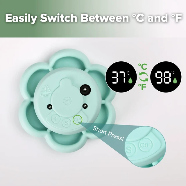 Alt view image 6 of 7 - Silicone Baby Bath Thermometer Water Temperature Thermometer for Baby Safety, Floating Infant Bath tub Temp Thermometer for Newborns & Toddlers- Flower