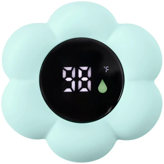 Main image of Silicone Baby Bath Thermometer Water Temperature Thermometer for Baby Safety, Floating Infant Bath tub Temp Thermometer for Newborns & Toddlers- Flower