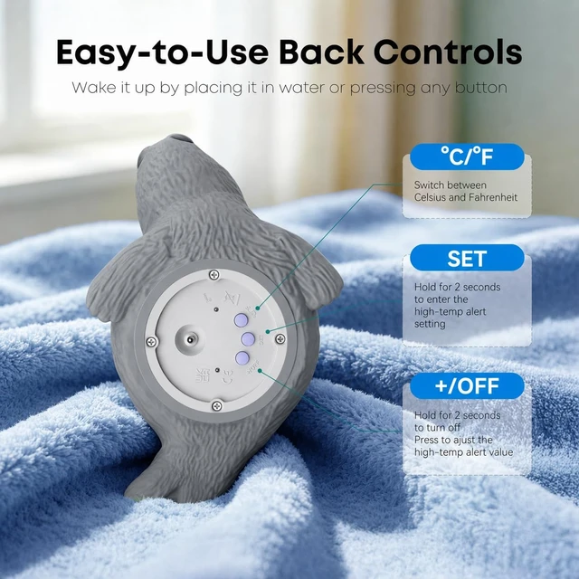 Alt view image 4 of 7 - Baby Bath Thermometer Baby Safety Water Thermometer for Kids | ±1 Accuracy; Long Battery Life; BPA-Free; Rapid Response