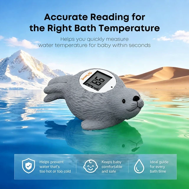 Alt view image 5 of 7 - Baby Bath Thermometer Baby Safety Water Thermometer for Kids | ±1 Accuracy; Long Battery Life; BPA-Free; Rapid Response