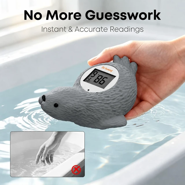 Alt view image 7 of 7 - Baby Bath Thermometer Baby Safety Water Thermometer for Kids | ±1 Accuracy; Long Battery Life; BPA-Free; Rapid Response