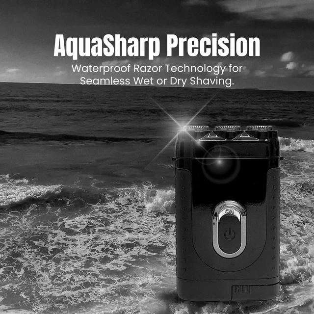 Alt view image 4 of 7 - Mens Rotary Shaver for Bell Howell, Rechargeable Waterproof Electric Razor | Cordless USB Charging Beard Trimmer, Portable Mini Shaver for Face, Body Hair and Balls, Easy to Use, Safe for Shower