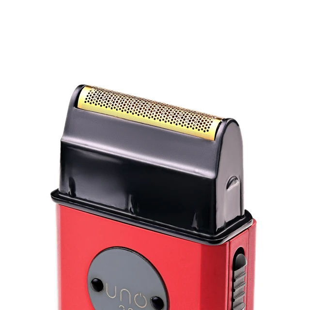 Alt view image 3 of 7 - Uno Cordless Single Foil Shaver, Mini Travel Size, Portable | Gold Titanium Premium Head, Turbocharged Motor, Echo Cutter, Forged Cutter