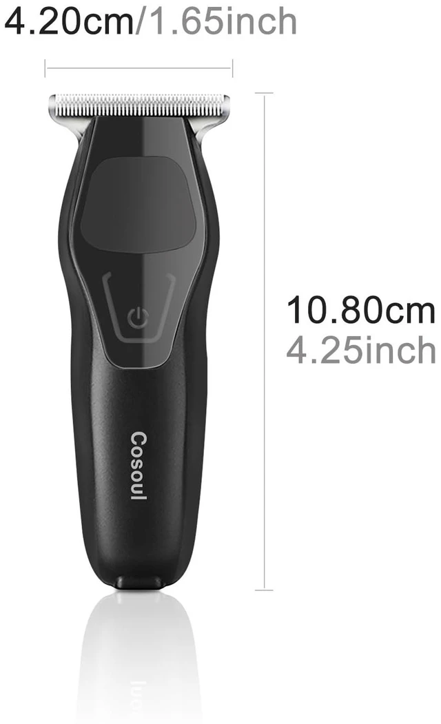 Alt view image 4 of 7 - Compact Travel Beard Trimmer for Men Small Hair Trimmer Clipper Mini | Precision Detailing Face, Mustache, Neck & Sideburns , T Blade , Small Hair Clipper for Toddler , Cordless Portable USB-C