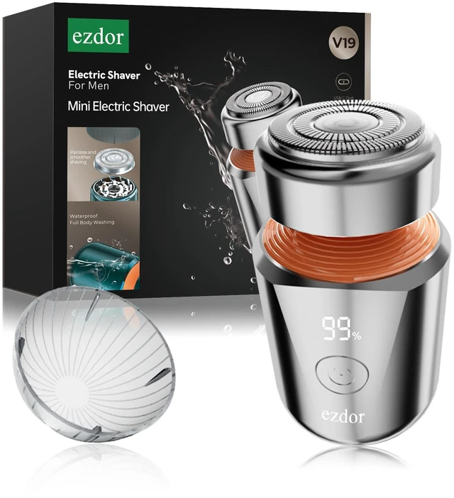Main image of Mini Electric Shaver, Portable Electric Razor for Men & Women, USB-C Rechargeable Waterproof Travel Shaver, Cordless Pocket-Size Razor for Face & Body, Compact Shaver for Home & Business Trips