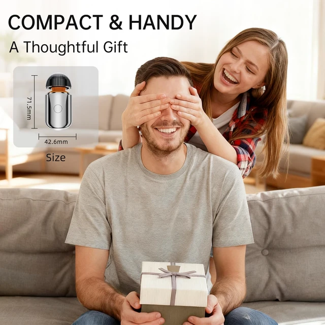 Alt view image 6 of 6 - Mini Electric Shaver, Portable Electric Razor for Men & Women, USB-C Rechargeable Waterproof Travel Shaver, Cordless Pocket-Size Razor for Face & Body, Compact Shaver for Home & Business Trips
