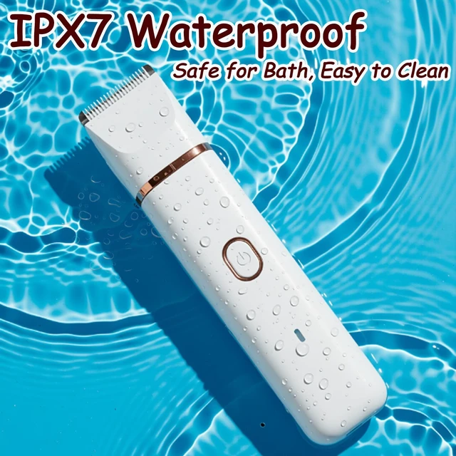 Alt view image 3 of 7 - 5-in-1 Bikini Trimmer Electric Razors Shaver for Women, Gifts for Women | IPX7 Waterproof, Ceramic Blade, Lady Shaver, Travel Lock, for Face, Legs, Pubic Hair&Underarms, Body Hair Trimmer, White
