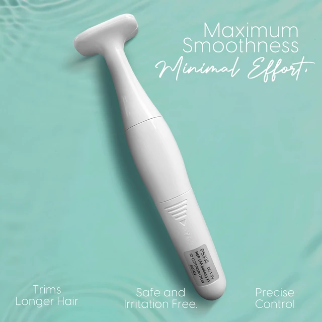 Alt view image 2 of 6 - T-Shape Personal Shaver for Men and Women, Pubic Hair Trimmer for Intimate Areas, Cordless, Designed for Full Body Grooming Made in Japan