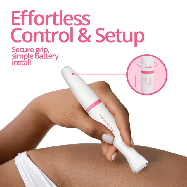 Alt view image 6 of 6 - Womens Body Hair Trimmer - Bikini Trimmer, Pubic Hair Grooming | Smooth Glide Electric Razors Women, Electric Female Shaver for Legs Arms Underarms, Easy to Use Trimmers for Ladies