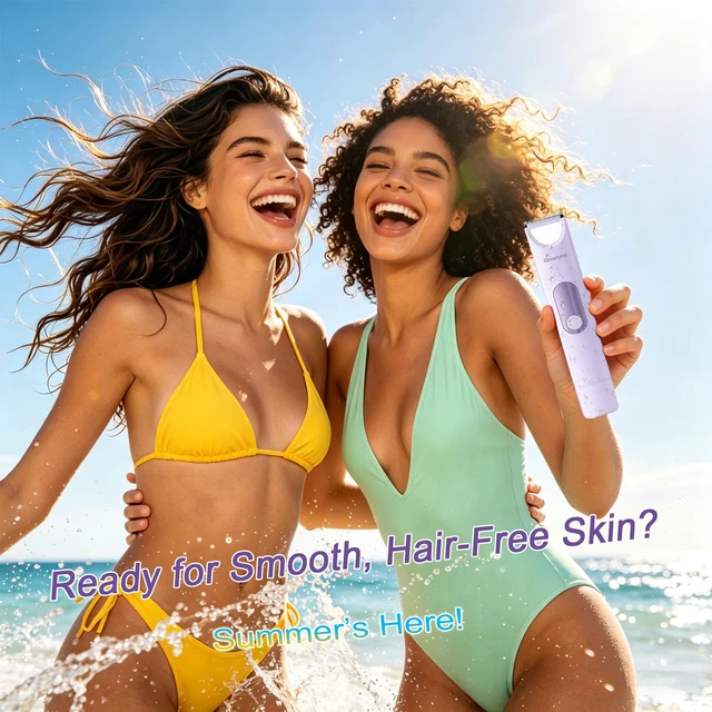 Alt view image 7 of 7 - Dual Head Bikini Trimmer for Women, Electric Razor IPX7 Waterproof | Painless Ceramic Blade, LED Display, Built-in Mirror, Portable Cordless, Body Shaver for Pubic Hair, Face, Legs, Underarms