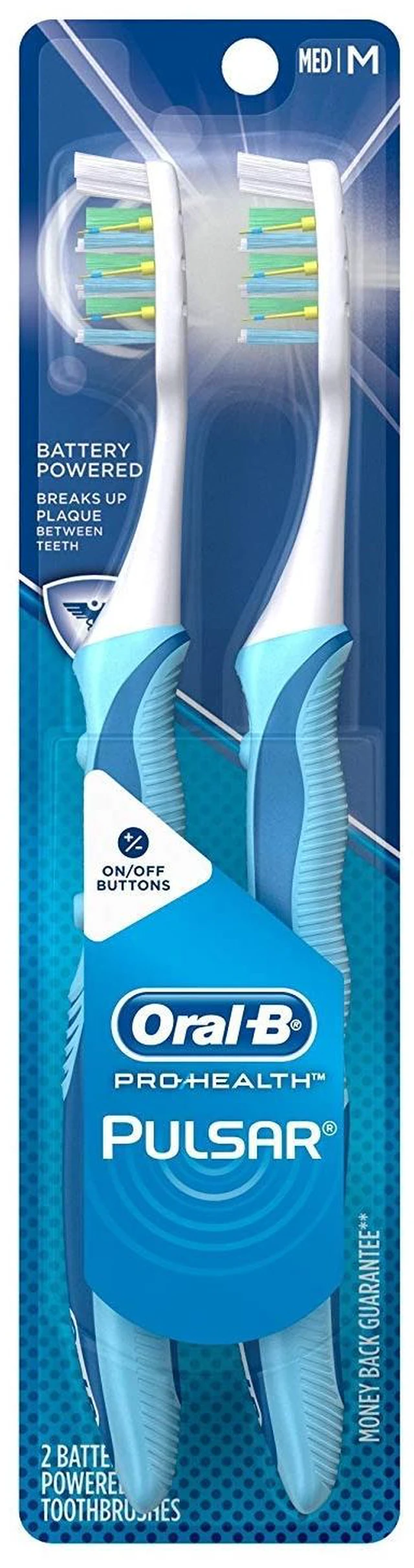Main image of Pulsar Vibrating Bristles Toothbrush, 4 Count - Medium (Colors May Vary)