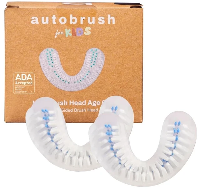 Main image of Replacement Brush Heads, Ages 6-8, Nylon Bristles, 2-Pk